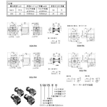 点击查看大图 东方马达5GU120RH直角齿轮箱